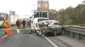 Foto ilustrativa de la nota titulada Caos en la autopista México-Pachuca por fatídico accidente que dejó un muerto