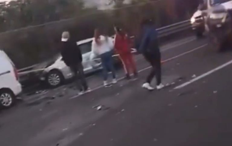 Accidente en la México-Pachuca