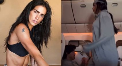 Bárbara de Regil responde a sus detractores y aclara por qué hizo ejercicio en el avión