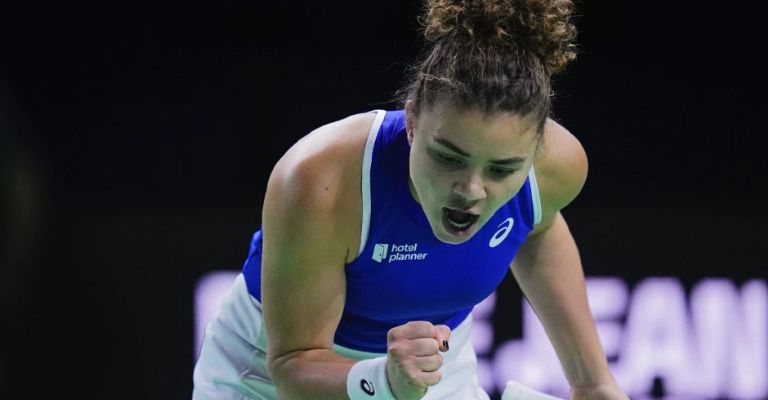 Paolini festeja su victoria