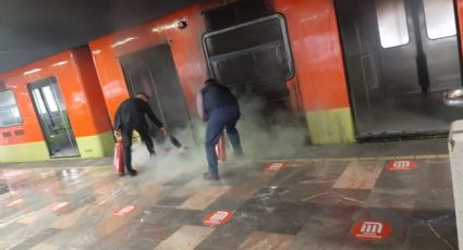 VIDEO: Usuarios captan flamazo en el Metro en pleno viaje; critican estado de las unidades