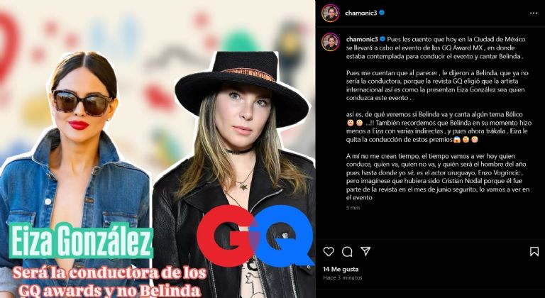 Eiza González le quitaría el trabajo a Belinda