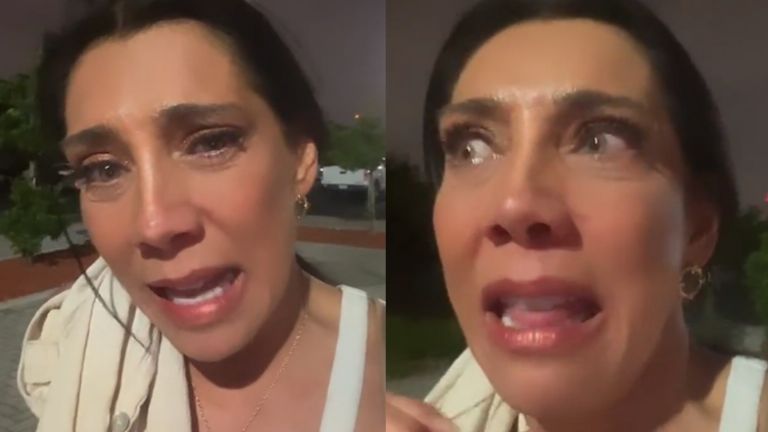 Cynthia Klitbo lloró al contar que le robaron sus ahorros