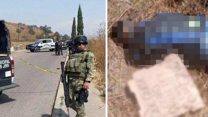 Con signos de tortura y el tiro de gracia, CJNG deja cuerpo y un mensaje en Edomex