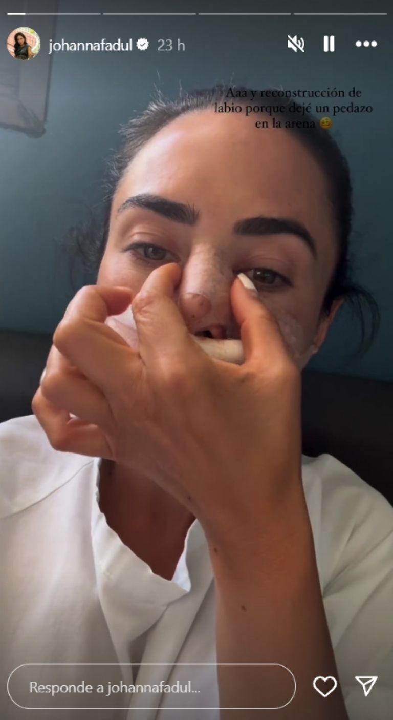 Fadul en historias en Instagram