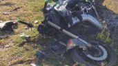 Foto ilustrativa de la nota titulada Fatídico accidente: Motociclista muere tras estrellarse contra muro en la México-Pachuca
