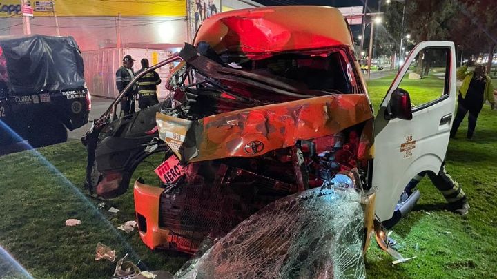 VIDEO: Caos en la calzada Ignacio Zaragoza por fuerte choque; hay 10 heridos