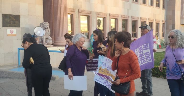 25N Cajeme se suma a protesta contra la violencia a las mujeres