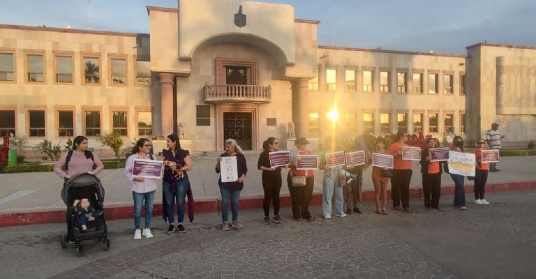 Cajeme se suma a protesta contra la violencia a las mujeres