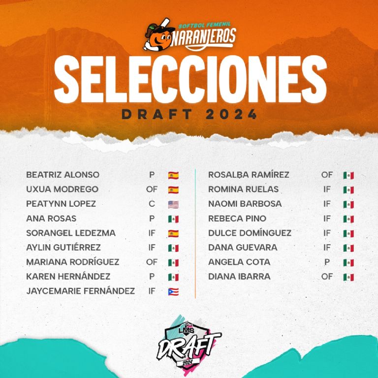 Naranjeros presenta a sus jugadoras