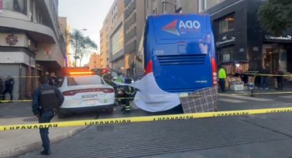 Fatídico accidente: Mujer muere atropellada por autobús sobre Avenida Juárez