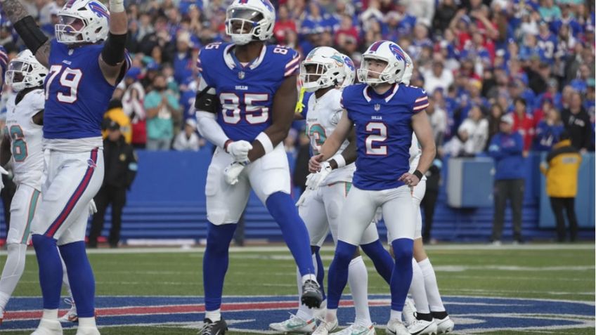 Un gol de campo de Bass decide juego de volteretas entre Bills y Dolphins