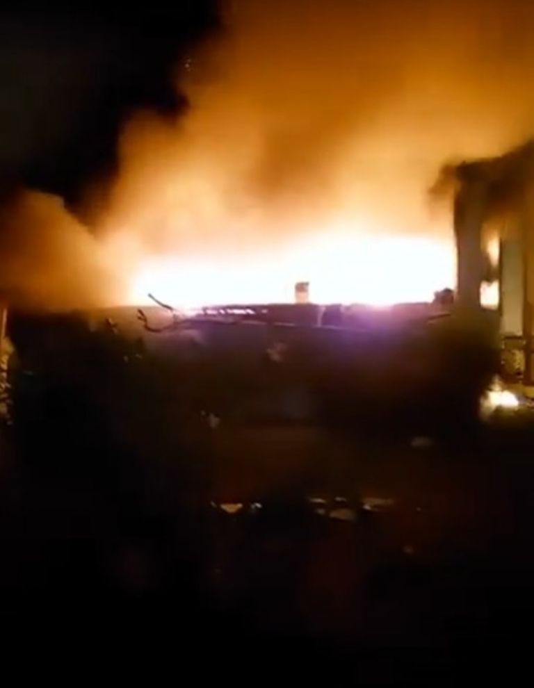 Incendian Motel en Culiacán