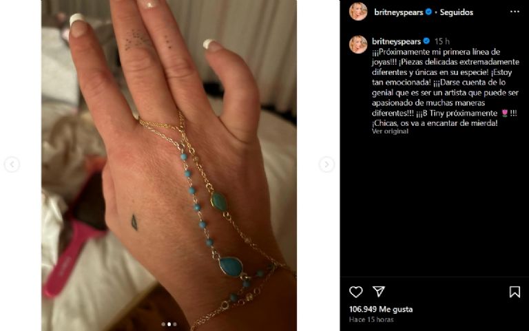Britney Spears lanzará nueva línea de joyería