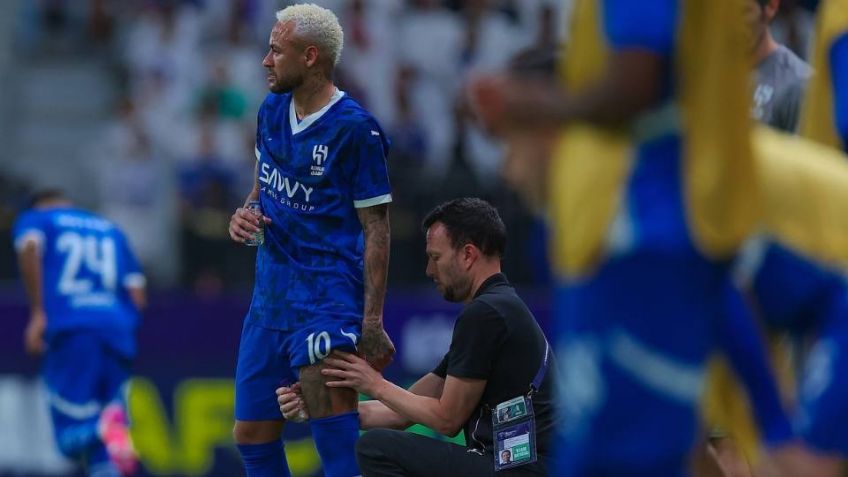 ¡No puede ser! Neymar sale de cambio con el Al-Hilal y esto se sabe de la lesión