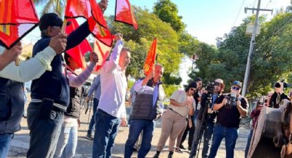 El alcalde Javier Lamarque da banderazo de arranque de diferentes obras en Cajeme