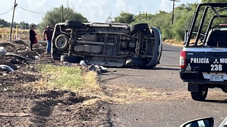 Accidente en el Valle del Yaqui deja una víctima mortal. Foto: Facebook