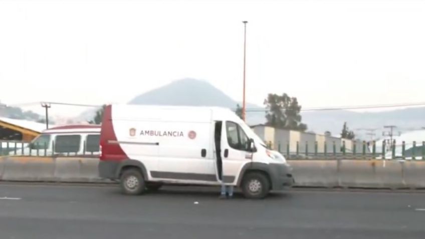 Caos en la autopista México-Pachuca por fatídico accidente que dejó un muerto en Ecatepec
