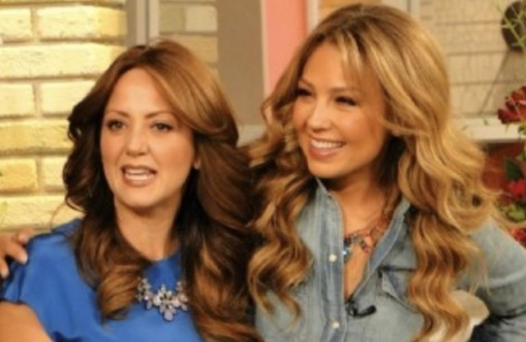 Andrea Legarreta y Thalía