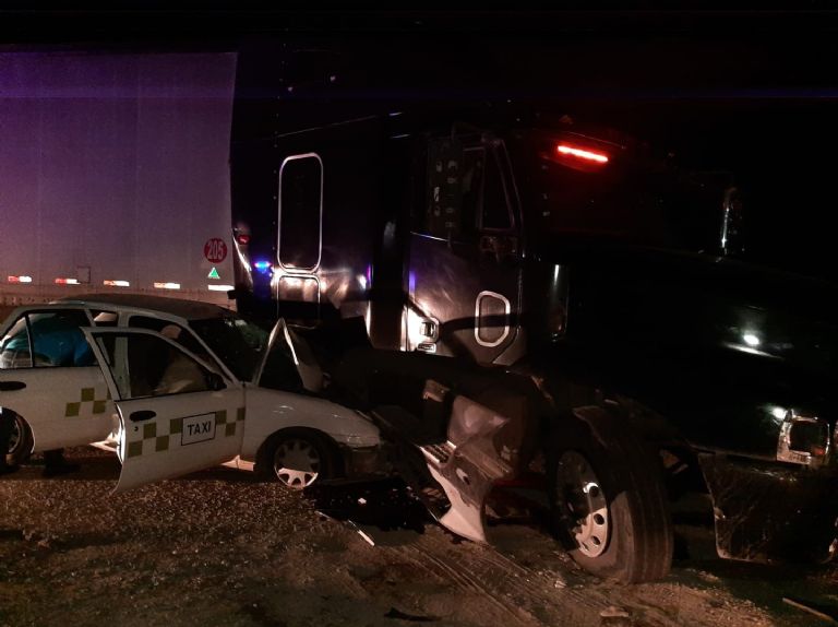 Trailero prensado en Edomex