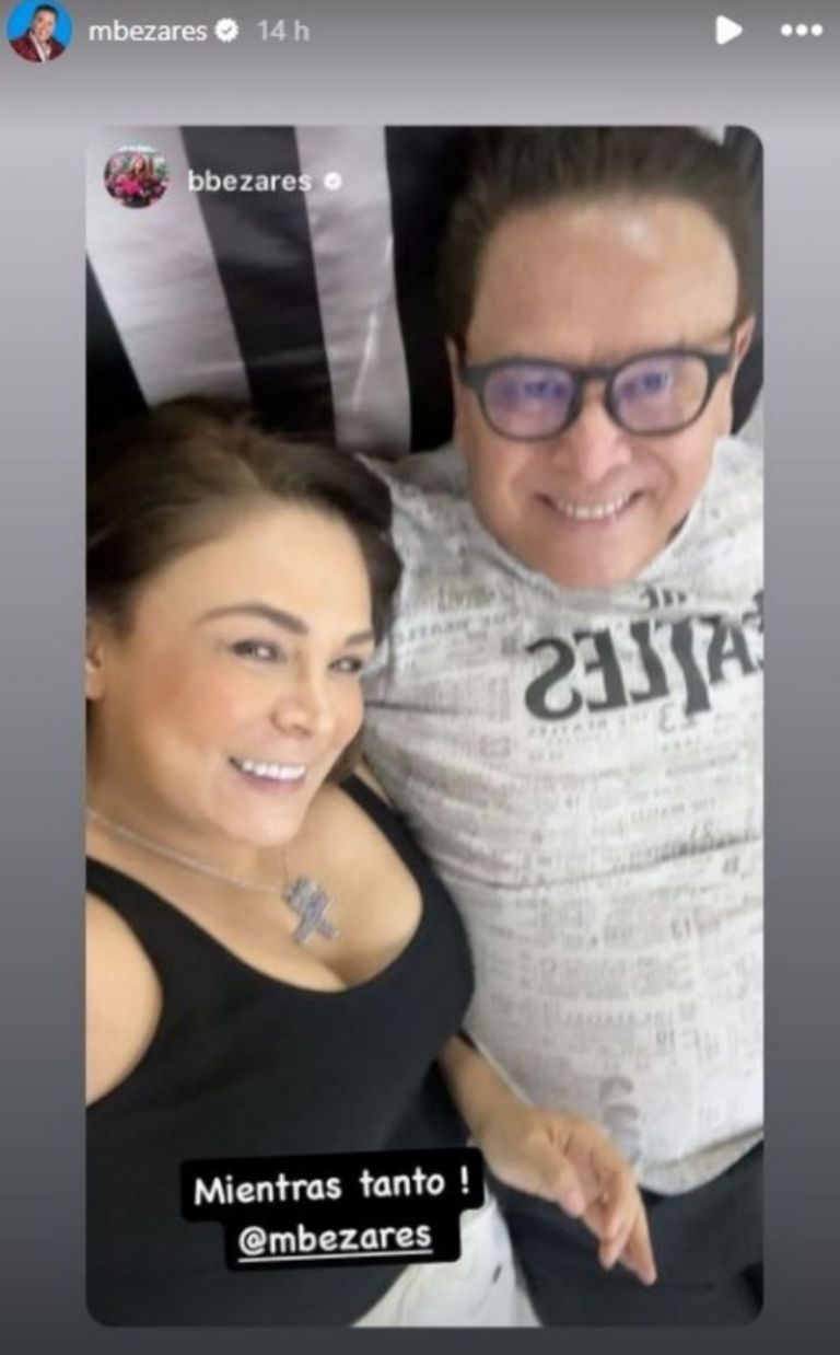 Mario Bezares comparte foto con Brenda para mostrar su apoyo
