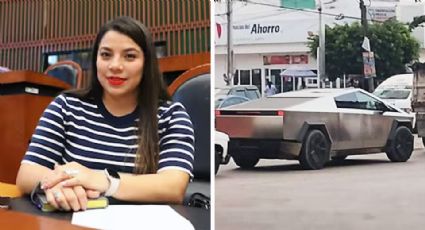 Diputada de Morena recorre calles de Chilpancingo en lujosa Cybertruck: ¿Quién es ella?