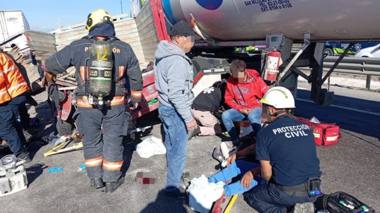 Accidente en la México-Puebla