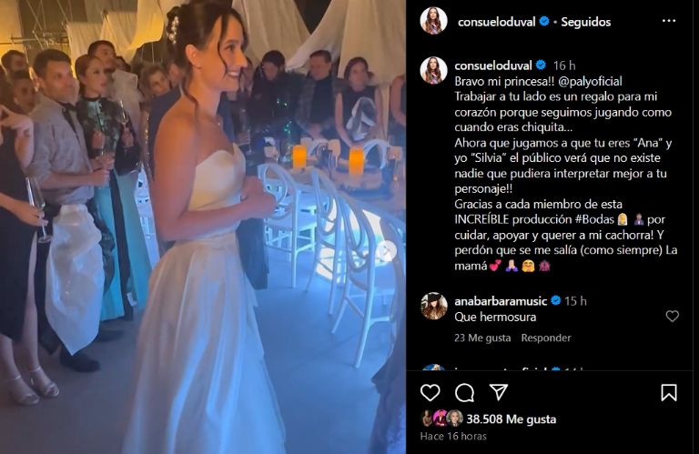 Consuelo Duval presume el trabajo de su hija Paly