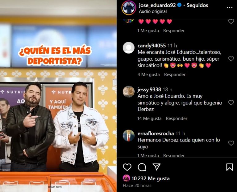 Vadhir y José Eduardo Derbez hacen divertida dinámica