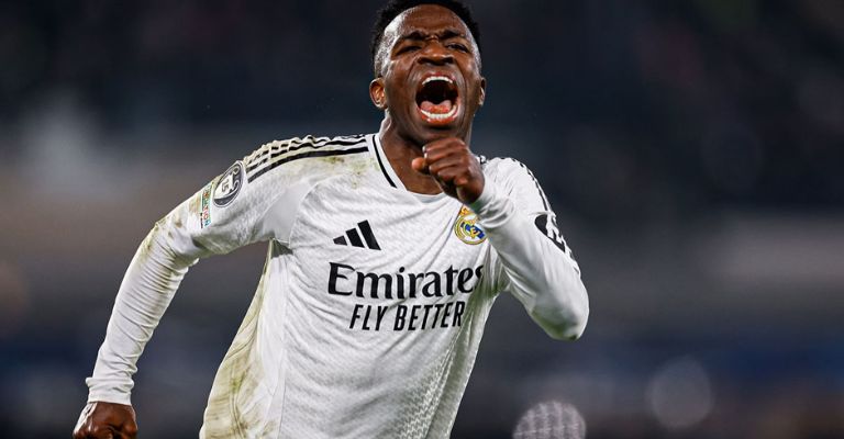 Vinicius marcó el segundo tanto de los merengues