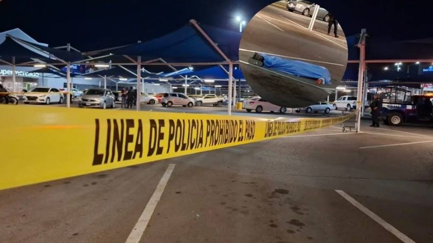 Ejecutan a balazos a un hombre en el estacionamiento de un supermercado de Culiacán