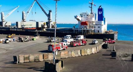 Realizan simulacro de toma de rehenes de una embarcación en el Puerto de Guaymas