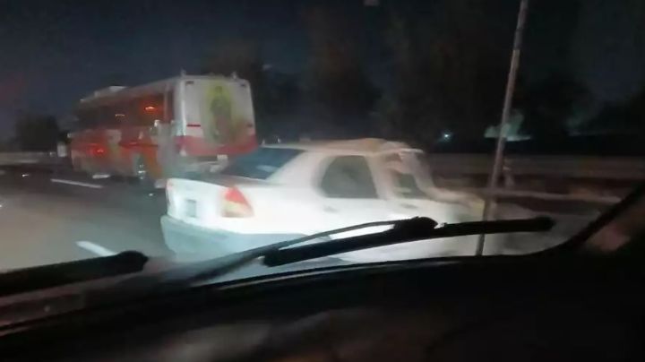 Fuerte accidente provoca caos en la autopista México-Puebla; peregrinos involucrados