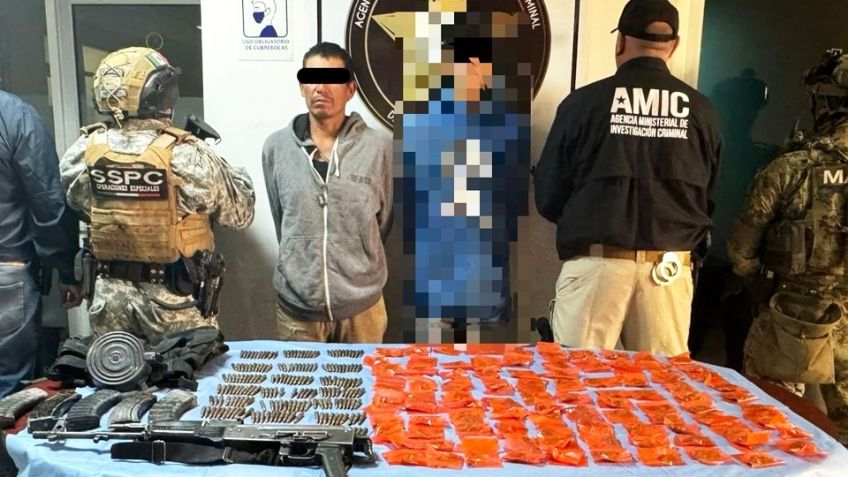 Dos detenidos y 136 envoltorios de droga asegurados en Cajeme y San Ignacio Río Muerto