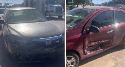 Otro choque en Ciudad Obregón: Un nuevo accidente vial se registra en la Miguel Alemán