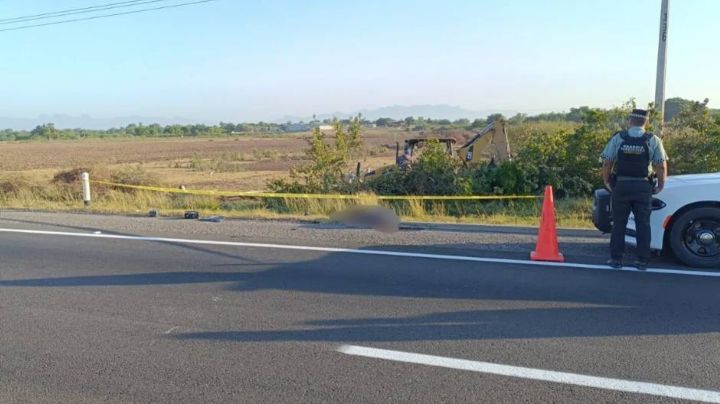 Localizan cuerpo al lado de la autopista Culiacán-Mazatlán, cerca de La Cruz de Elota