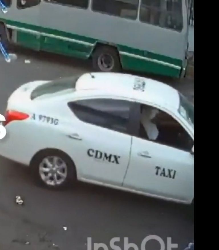 Taxistas atropellan a dos en Coyoacán