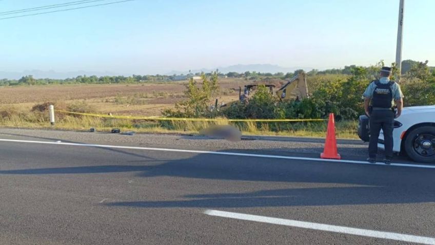 Localizan cuerpo al lado de la autopista Culiacán-Mazatlán, cerca de La Cruz de Elota