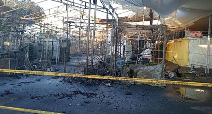 VIDEO: Fuerte incendio consume Expo Navideña en Celaya; destrozó 70 puestos