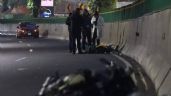 Foto ilustrativa de la nota titulada Motociclista iba a exceso de velocidad, chocó con un muro y murió en Periférico Sur