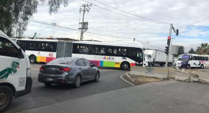 Caos en la López Portillo tras fatídico accidente de motociclista en Mexibús Lechería