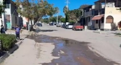 Guaymas: En el sector Colinas las calles están deterioradas por las fugas de agua