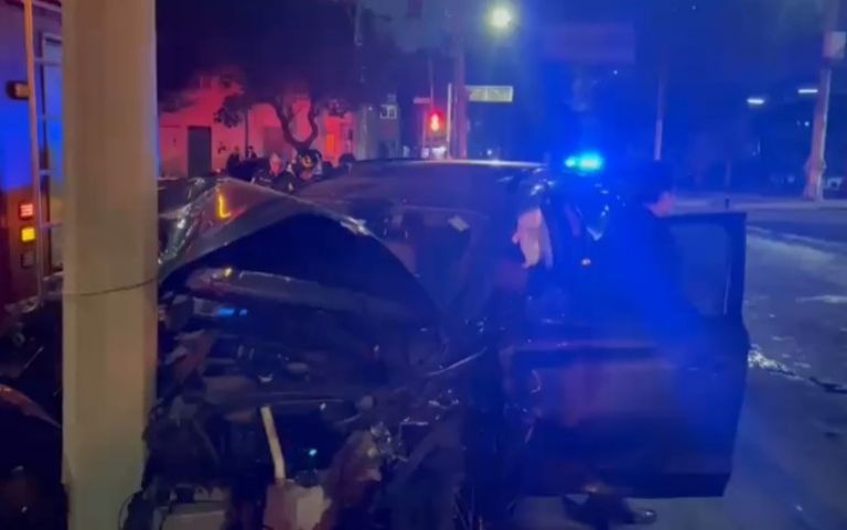 Fuerte accidente en Coyoacán