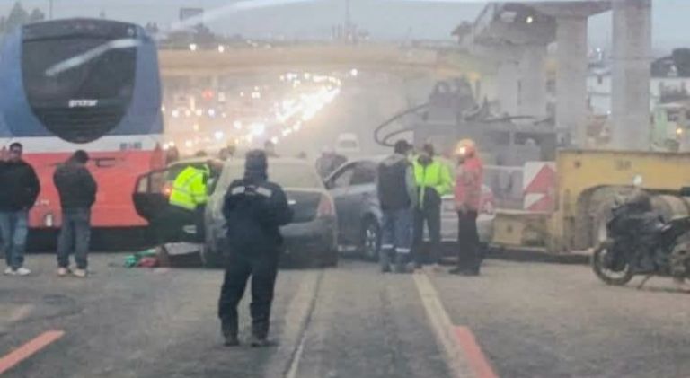 Accidente en la México-Puebla