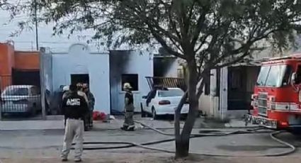 Incendio al norte de Hermosillo deja lesionados a un bebé y una mujer; habría sido provocado