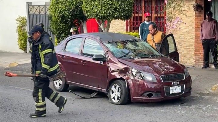 VIDEO: Fuerte volcadura en la GAM deja un lesionado; autoridades en el lugar