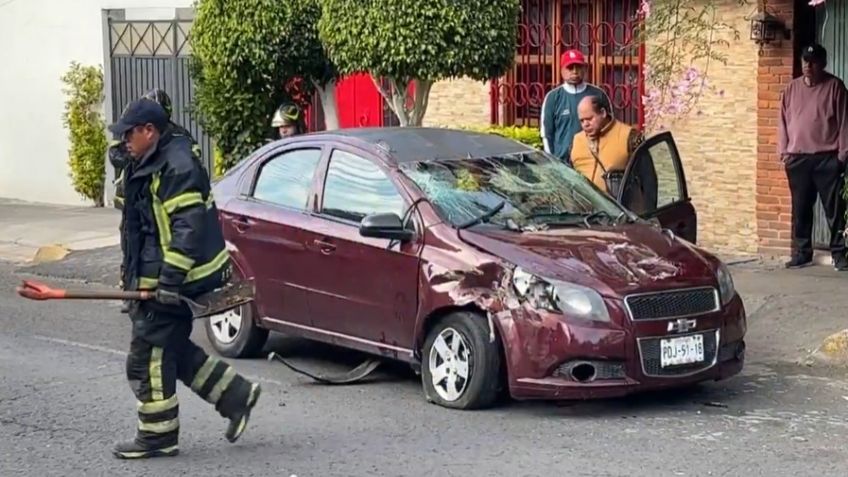 VIDEO: Fuerte volcadura en la GAM deja un lesionado; autoridades en el lugar