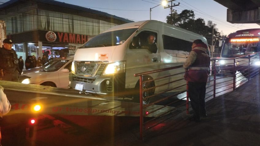 Realizan operativos en Edomex para evitar invasión de carril del Mexibús