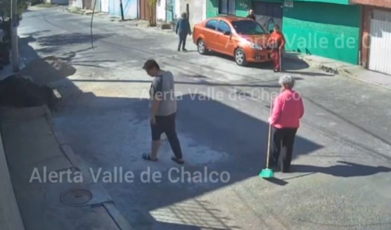 Ataque a abuelita en Chalco