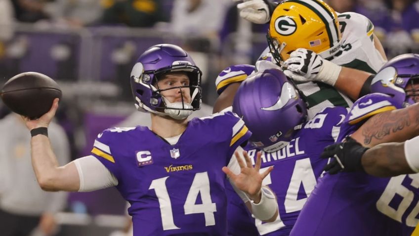Con un Darnold brillante, los Vikings evitan una remontada de los Packers
